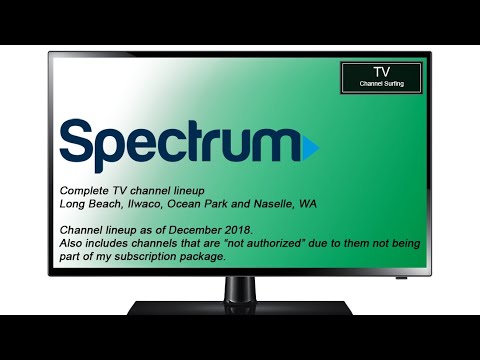 TV Channel Surfing: Charter Spectrum, Long Beach, WA [December 2018]